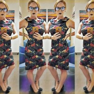 Trina Turk Retro-styled Dress